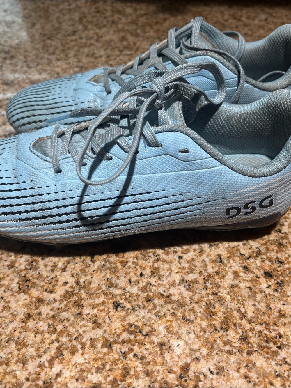 DSG youth Light Blue Athletic Soccer Shoes